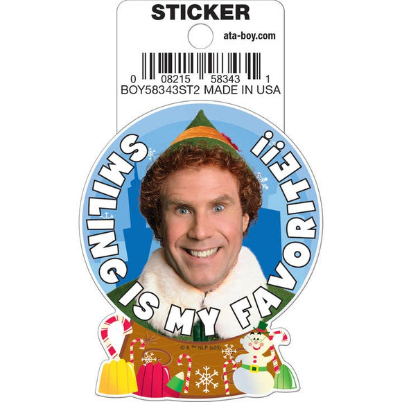 Sticker with a person in festive clothing on a white background