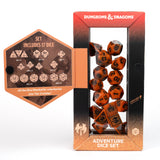 D&D: Adventure Dice Set - Barbarian Orange