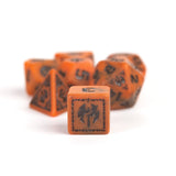 D&D: Adventure Dice Set - Barbarian Orange