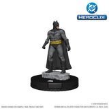 Batman figure on a stand with HeroClix logo above