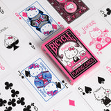 Bicycle Hello Kitty Black & Pink Playing Cards