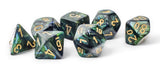 Chessex Dice: Scarab Mega-hedral Set Jade/gold (7)