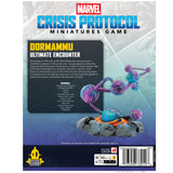 Marvel Crisis Protocol miniatures game packaging with Dormammu figure on a white background