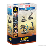Marvel Crisis Protocol miniatures game X-Force affiliation pack packaging on a white background