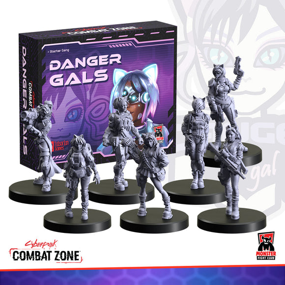 Cyberpunk Red RPG: Combat Zone - Danger Gals Starter Gang