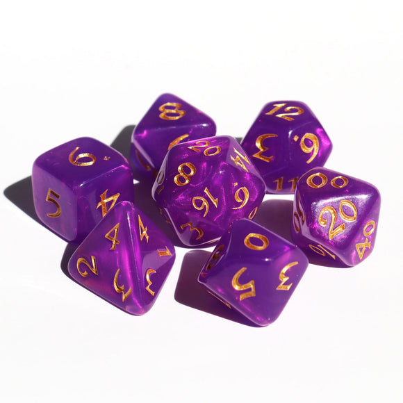 Die Hard Dice: Elessia Moonstone Calypso with Gold (7)