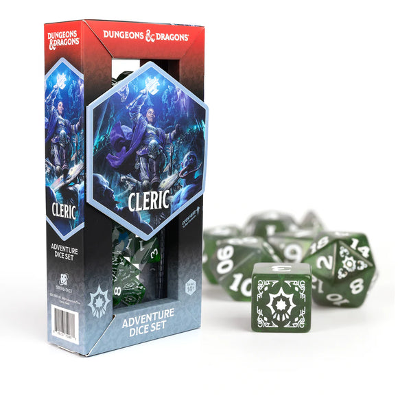 D&D: Adventure Dice Set - Cleric Green