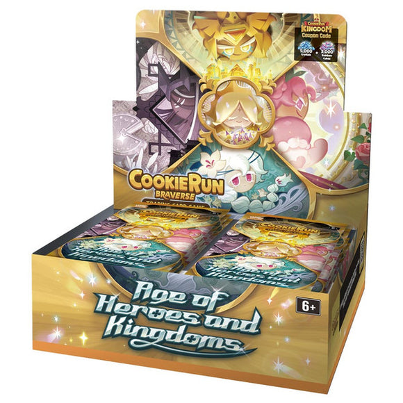 CookieRun TCG: Age of Heroes and Kingdoms Booster Display
