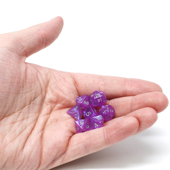 Die Hard Dice: Critlings Mini - Magenta Sparkle (7)