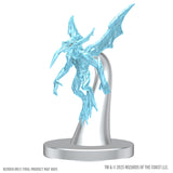 Blue dragon figurine on a white background with Wizards of the Coast branding.