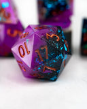Emberglow Gaming: Sharp Edge Dice - Moonbrush Call (7)
