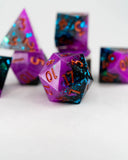 Emberglow Gaming: Sharp Edge Dice - Moonbrush Call (7)