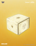 Card game box with Avatar the Last Airbender branding on a yellow background