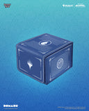 Blue box with Avatar the Last Airbender branding on a blue patterned background