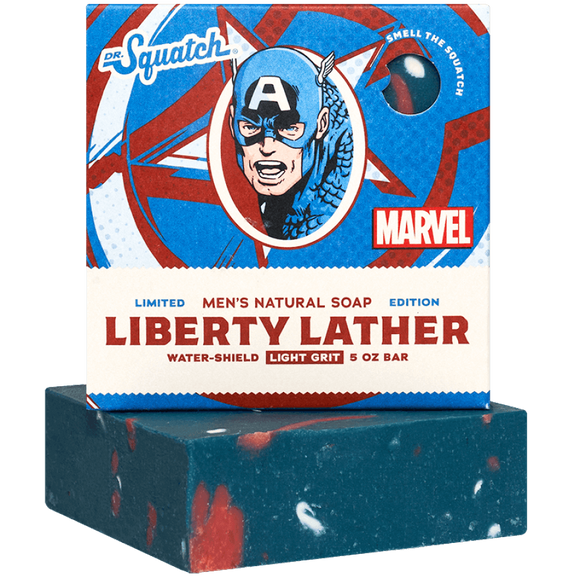 Dr. Squatch Soap: Marvel Avengers Collection - Liberty Lather