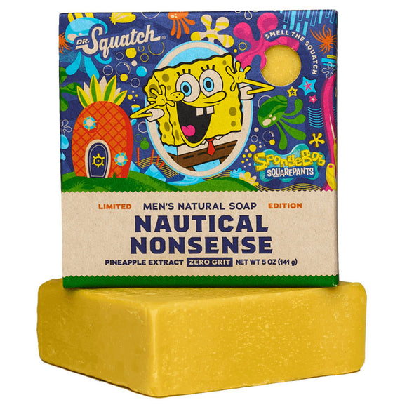 Dr. Squatch Soap: Spongebob Collection - Nautical Nonsense