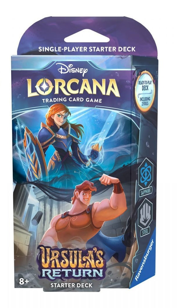 Disney Lorcana: Ursula's Return Starter - Anna and Hercules (Sapphire/Steel)
