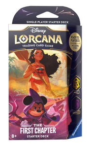 Disney Lorcana: The First Chapter Starter - Moana and Mickey (Amber/Amethyst deck)