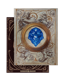A Dungeons & Dragons box set featuring a silver and gold embossed cover with a blue lion head emblem, layered over a dark brown box with gold corner details and the Dungeons & Dragons logo.