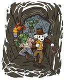 Little Shop of Magic: T-Shirt - Boulder of Doom Art