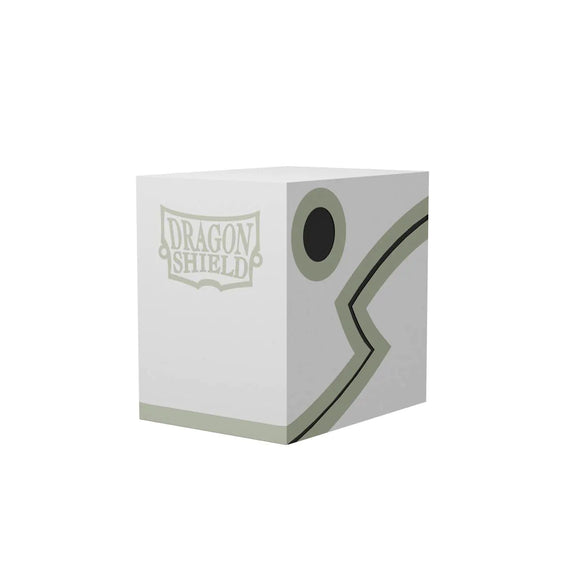 Dragon Shield Deck Box: Double Shell - White/Black