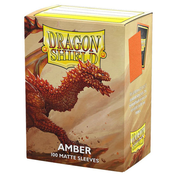Dragon Shield Deck Protector Matte: Amber (100)