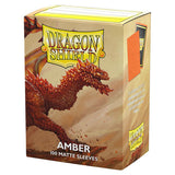 Dragon Shield Deck Protector Matte: Amber (100)