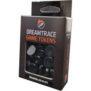 DreamTrace Game Tokens: Dragonglass Black