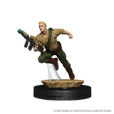 Action figure with a weapon on a white background