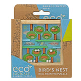 Bird's Nest Ball Bearing Puzzle packaging with bamboo design