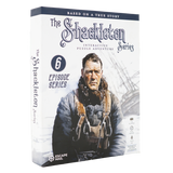 Box for 'The Shackleton Series' interactive puzzle adventure game with a portrait of a person in a snowy setting.