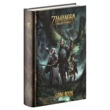 Zamanora Core Book with fantasy illustration on a white background