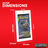 Evoretro: Magnetic Acrylic Case for Booster Pack