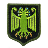 Elder Thing Heraldic Shield Embroidered Patch (Arkham Variant): Iron-on