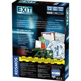 Board game box for 'Exit: The Game - The Stormy Flight' by Kosmos on a white background