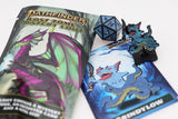 Pathfinder game components including a 'Lost Tomb Mystery Loot' pack and a 'Mindy Low' card on a white background.