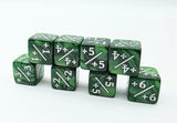 Foam Brain Games: D6 +1/+1 Dice Counters - Pearl Green (8)