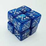 Foam Brain Games: D6 +1/+1 Dice Counters - Pearl Blue (8)