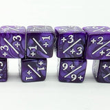 Foam Brain Games: D6 +1/+1 Dice Counters - Pearl Purple (8)