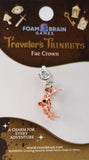 Fae Crown charm on Foam Brain Games packaging