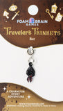 Foam Brain Games Traveler's Trinkets Bat charm on a branded card