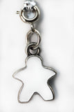 Star-shaped charm on a white background