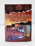 Box of Perplexing Puzzles game with dice graphics on a white background