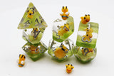 Happy Bees RPG Dice Set