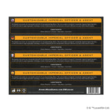 Back of a game packaging with text and branding