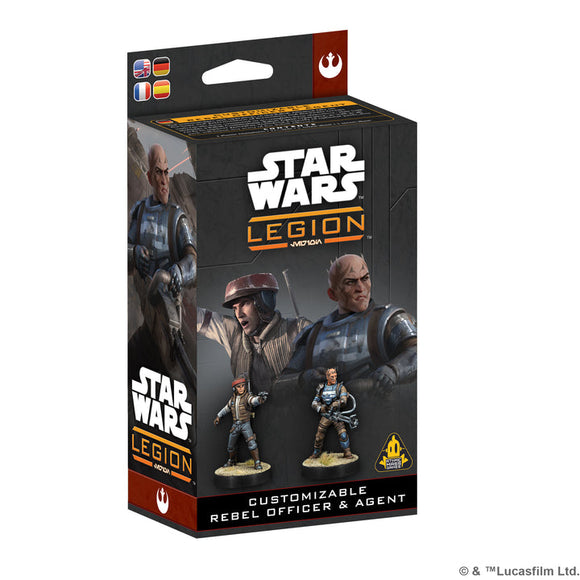 Star Wars Legion packaging with figures on a white background