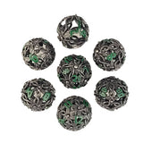 Forged Gaming: Hollow Metal 7ds - Sylvan Spheres - Silver/Green