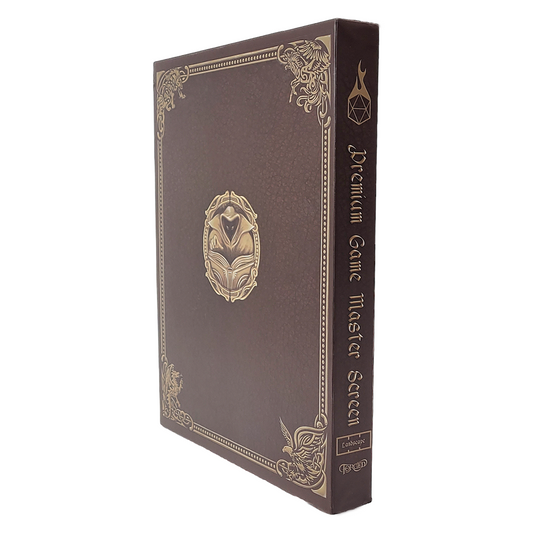 Premium Game Master Screen - Landscape Edition - Brown