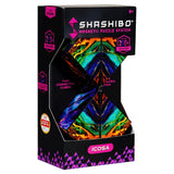 Shashibo magnetic puzzle system packaging with colorful design on a white background
