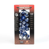 D&D: Adventure Dice Set - Fighter Blue